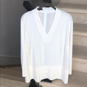 Escada White Blouse
